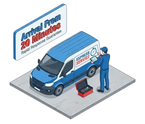 20 30 min response time