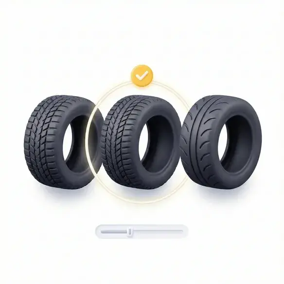 confirm your tyre size 2