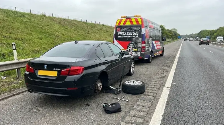Mobile tyre fitting in Nonington