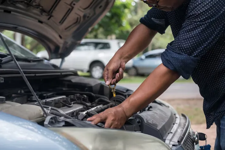 JUMP STARTS 10 K1 Dover Tyres technician providing mobile jump start service for a car battery in Kent
