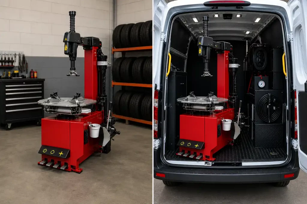 The equipment is the same as a workshop