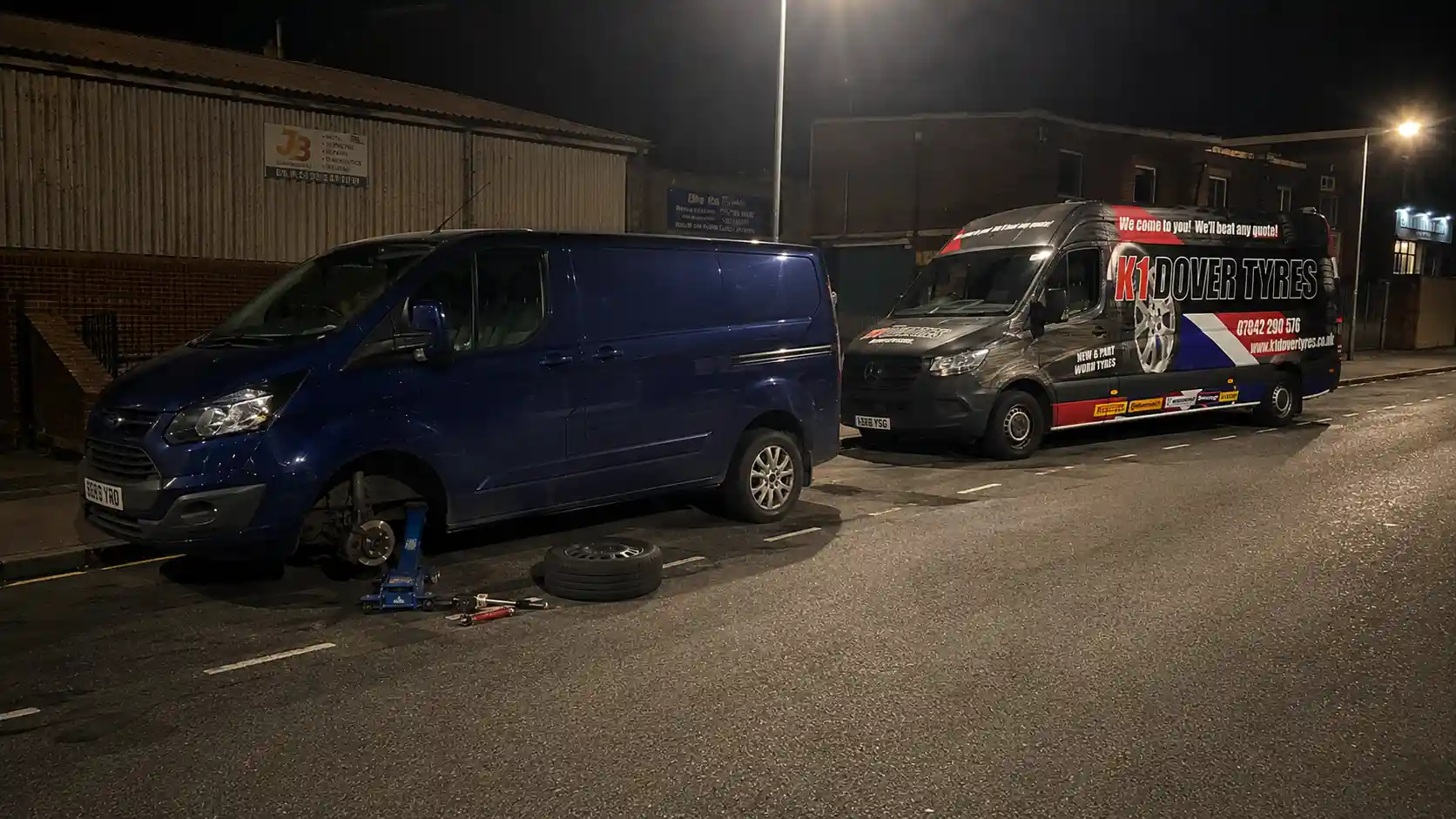 Mobile Tyre Fitting Cranbrook 17 Night mobile tyre fitting in deal, dover